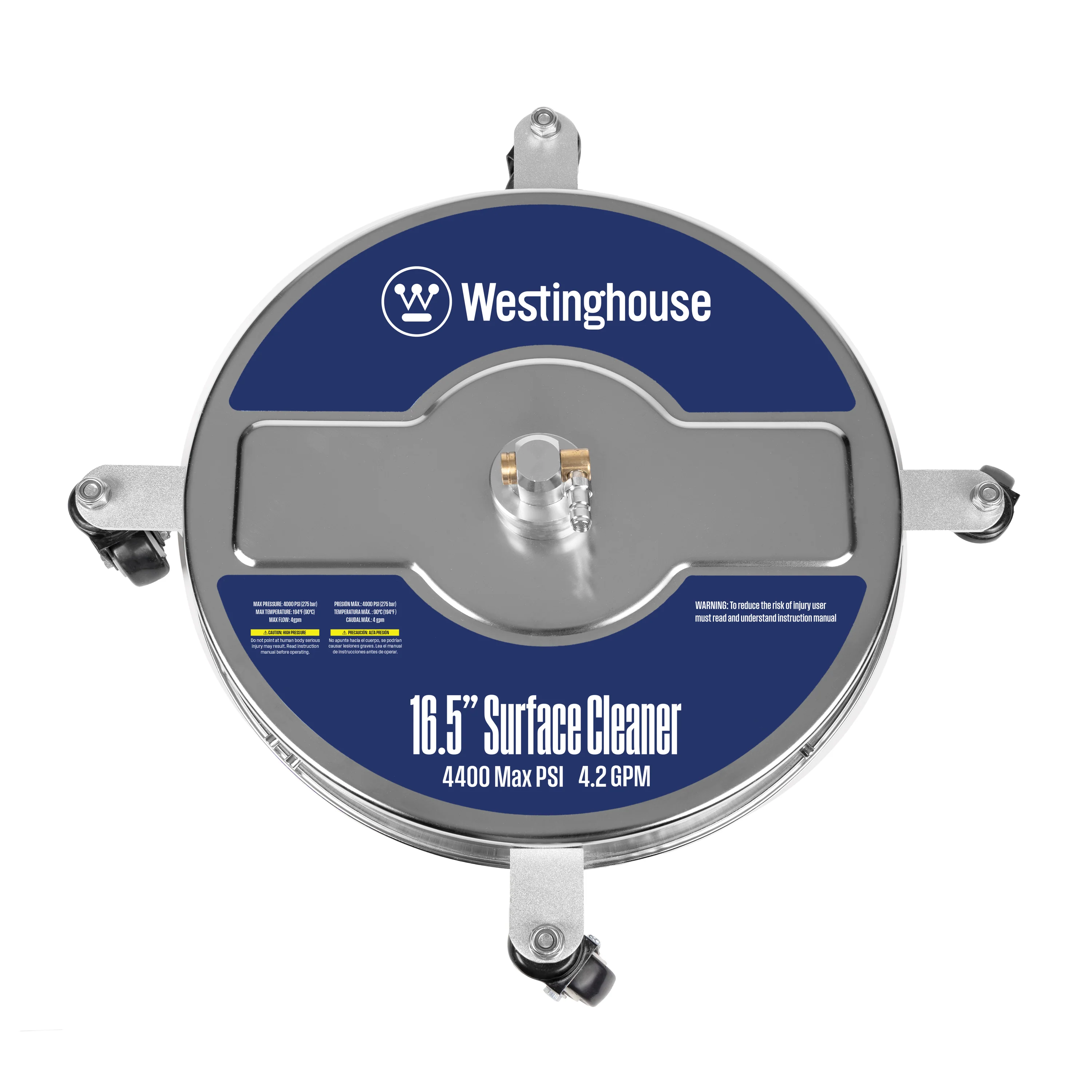 16.5" Stainless Steel Surface Cleaner for Pressure Washers - Image 10