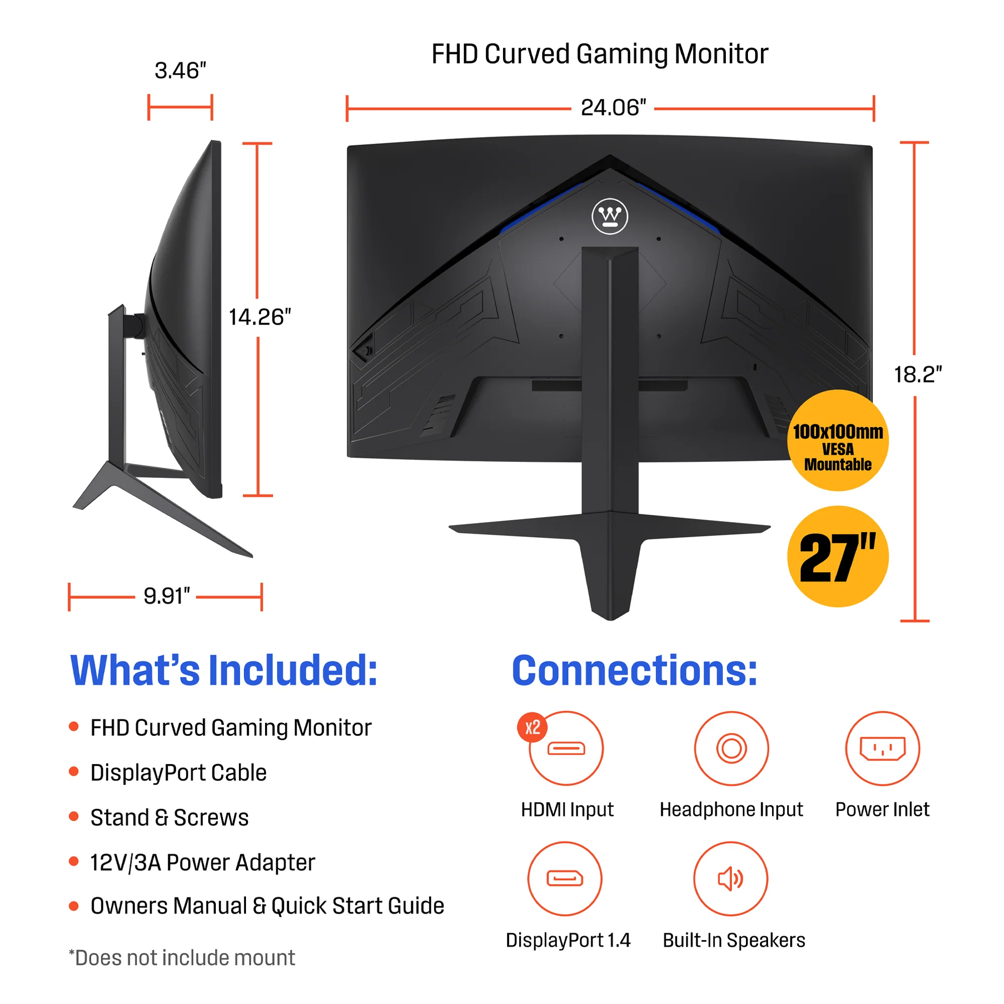 27" Curved FHD Gaming Monitor - Image 9