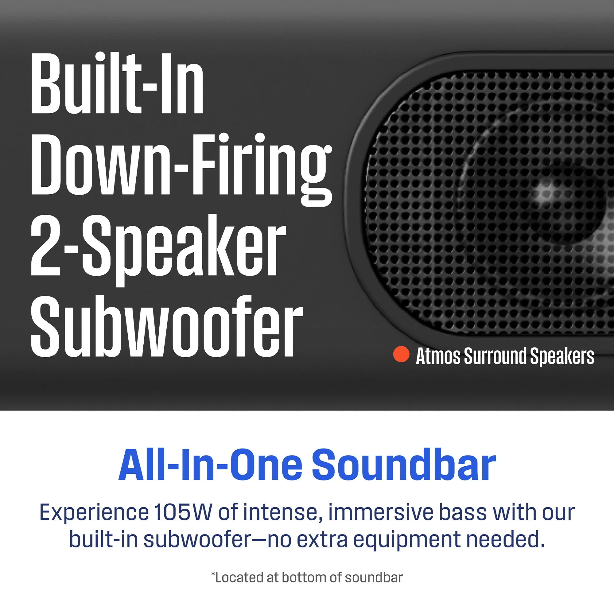 3.1.2 Channel All-In-One Soundbar with Built in Subwoofer - Image 3