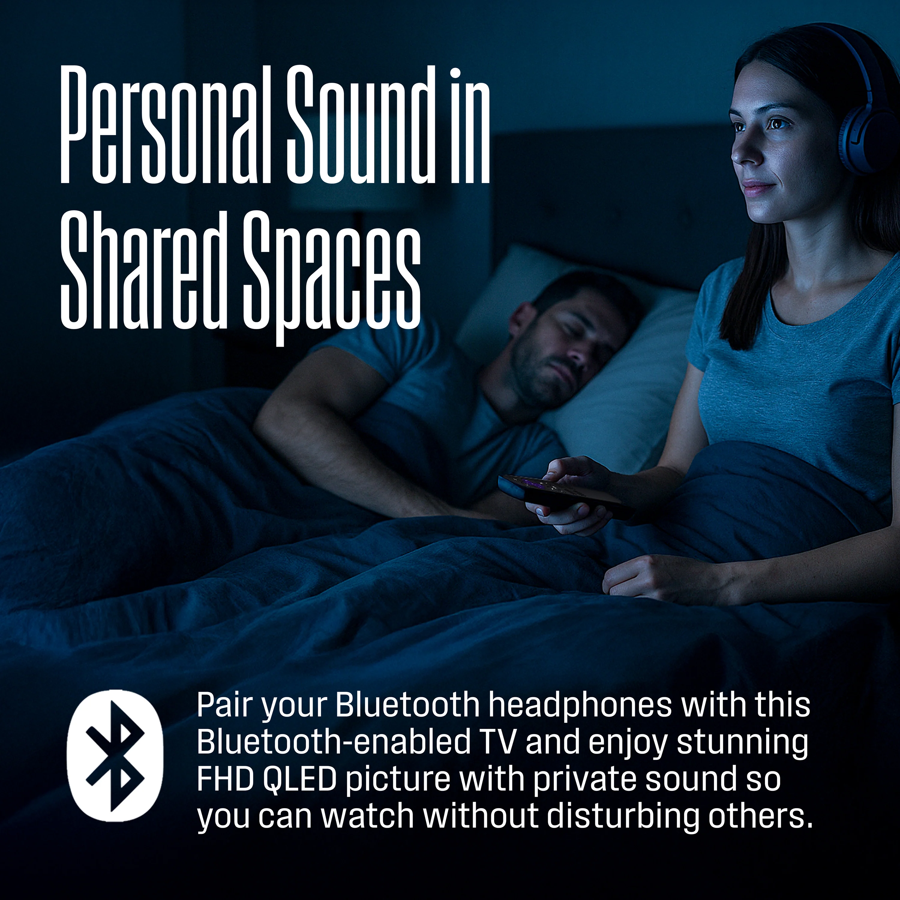 43" FHD QLED Smart Roku TV - Image 6