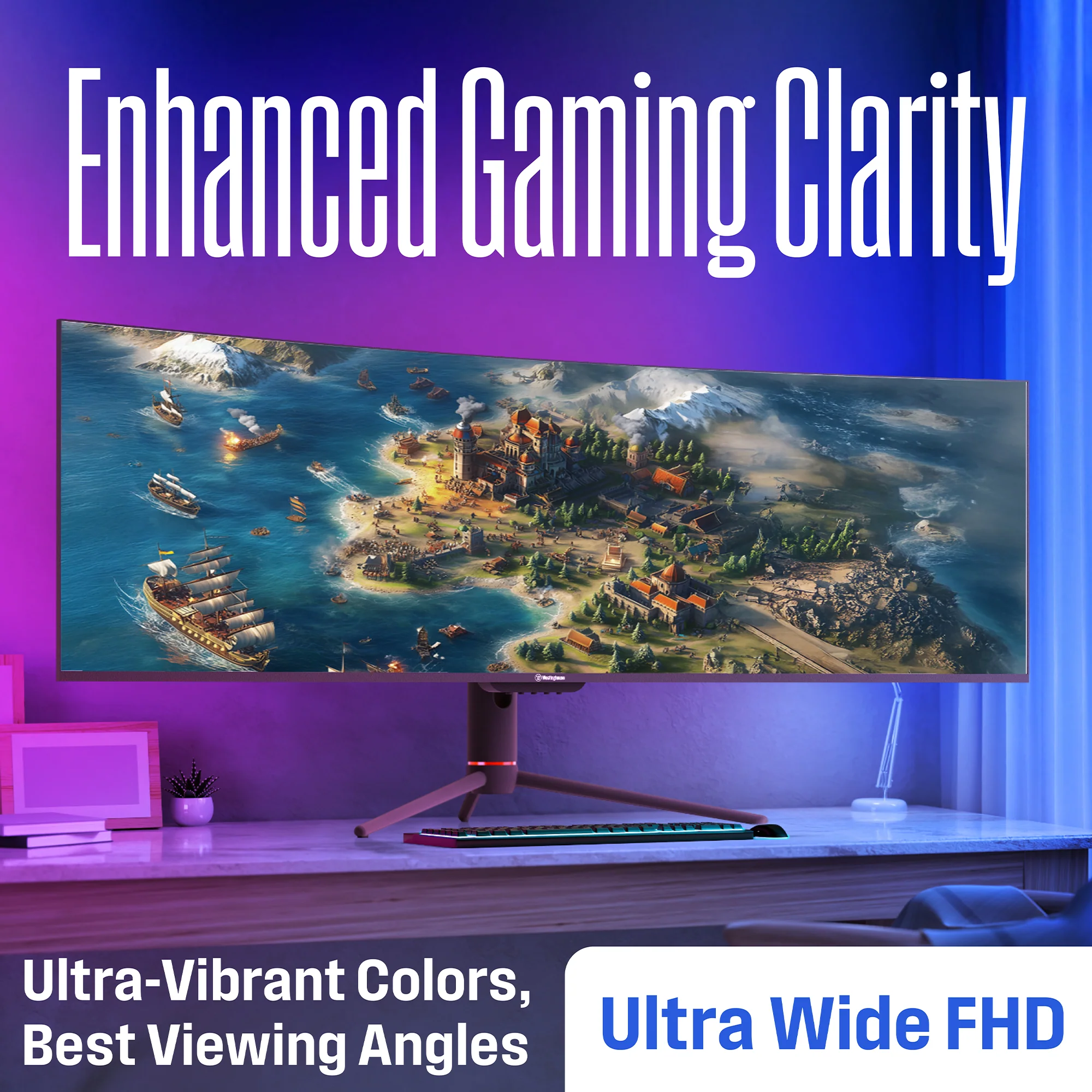 49" Curved Ultrawide Gaming Monitor - Image 4