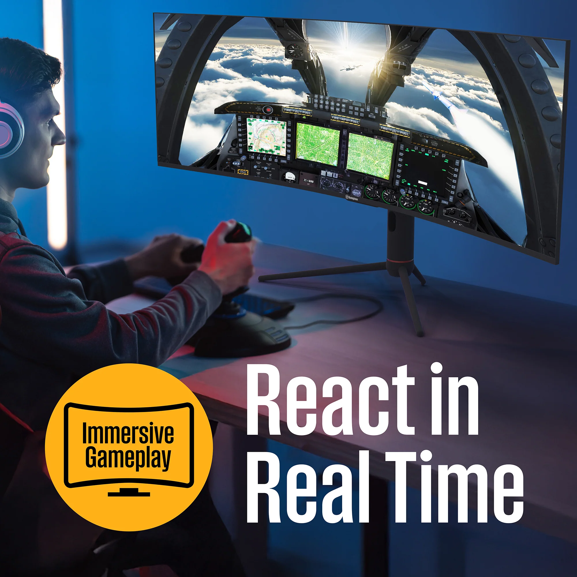 49" Curved Ultrawide Gaming Monitor - Image 6