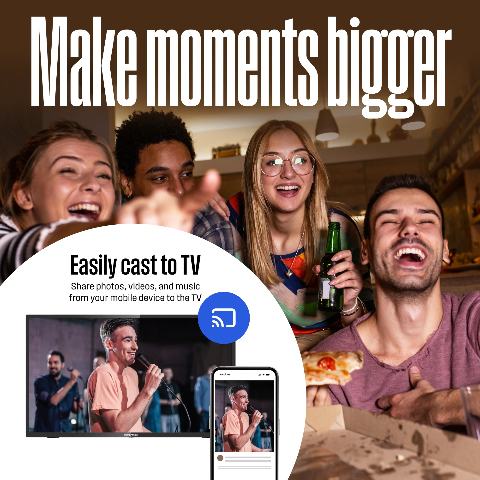 65″ 4K Ultra HD Smart Roku TV with HDR - Image 8