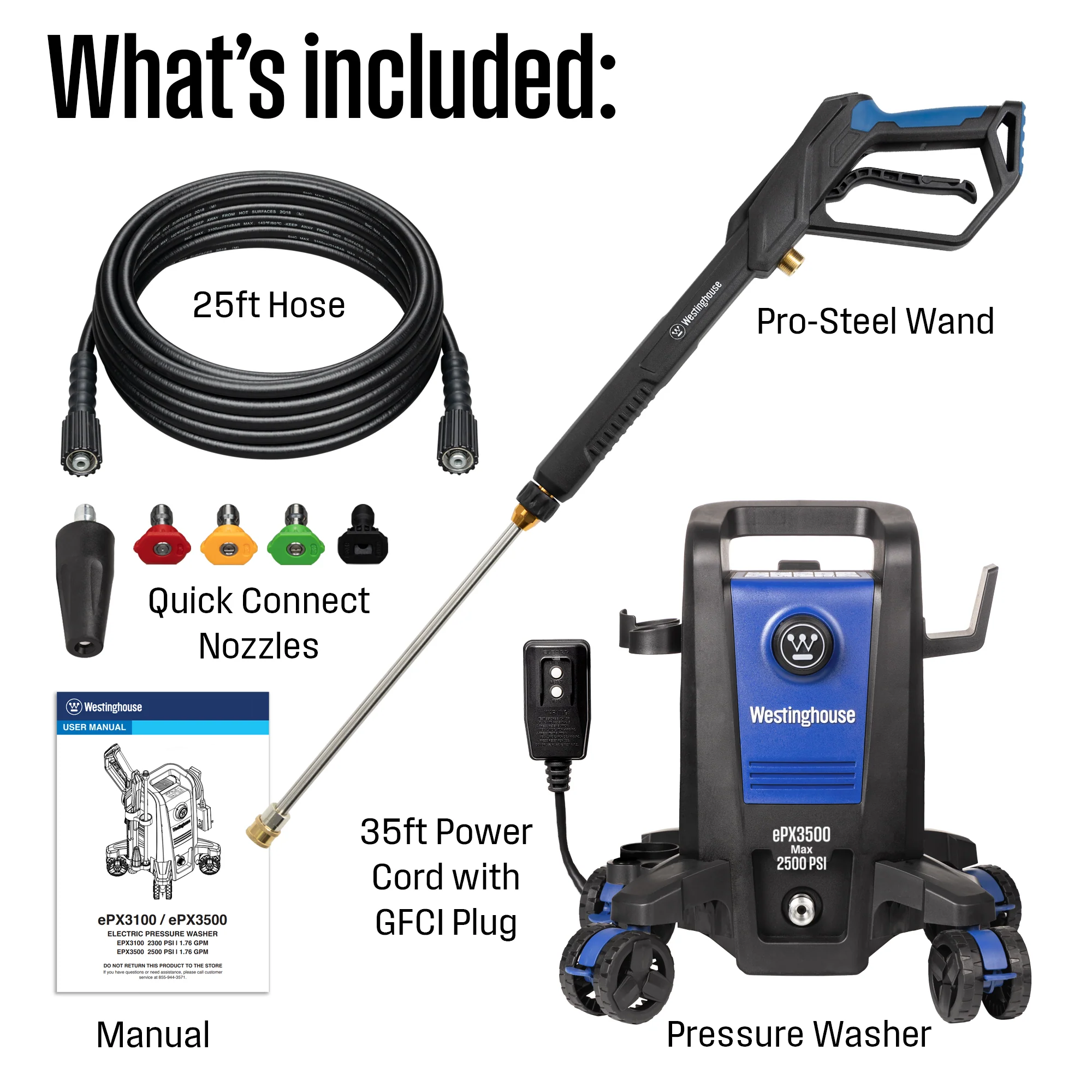 ePX3500 Electric Pressure Washer - Image 12