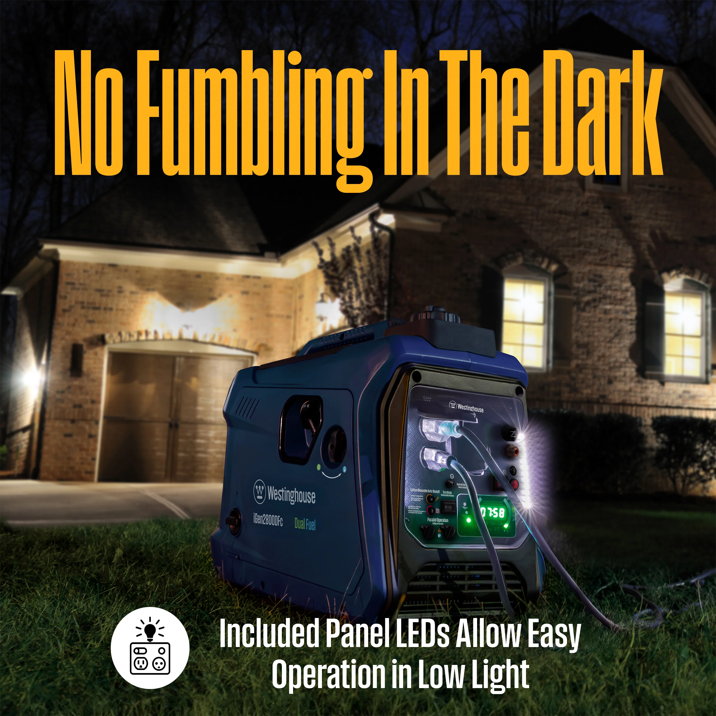 iGen2800DFc Inverter Generator - Dual Fuel with CO Sensor - Image 8