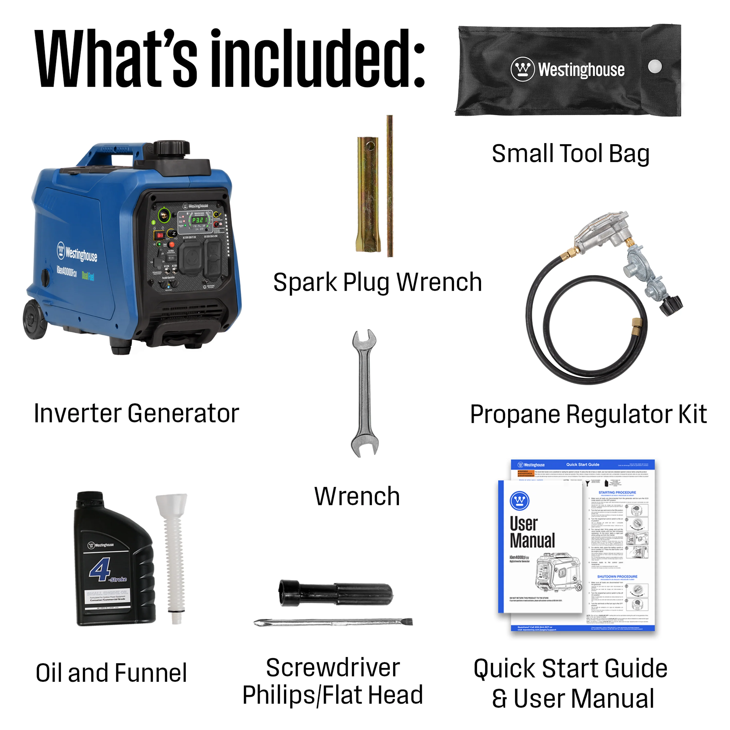 iGen4000DFcv Inverter Generator - Dual Fuel with CO Sensor - Image 4