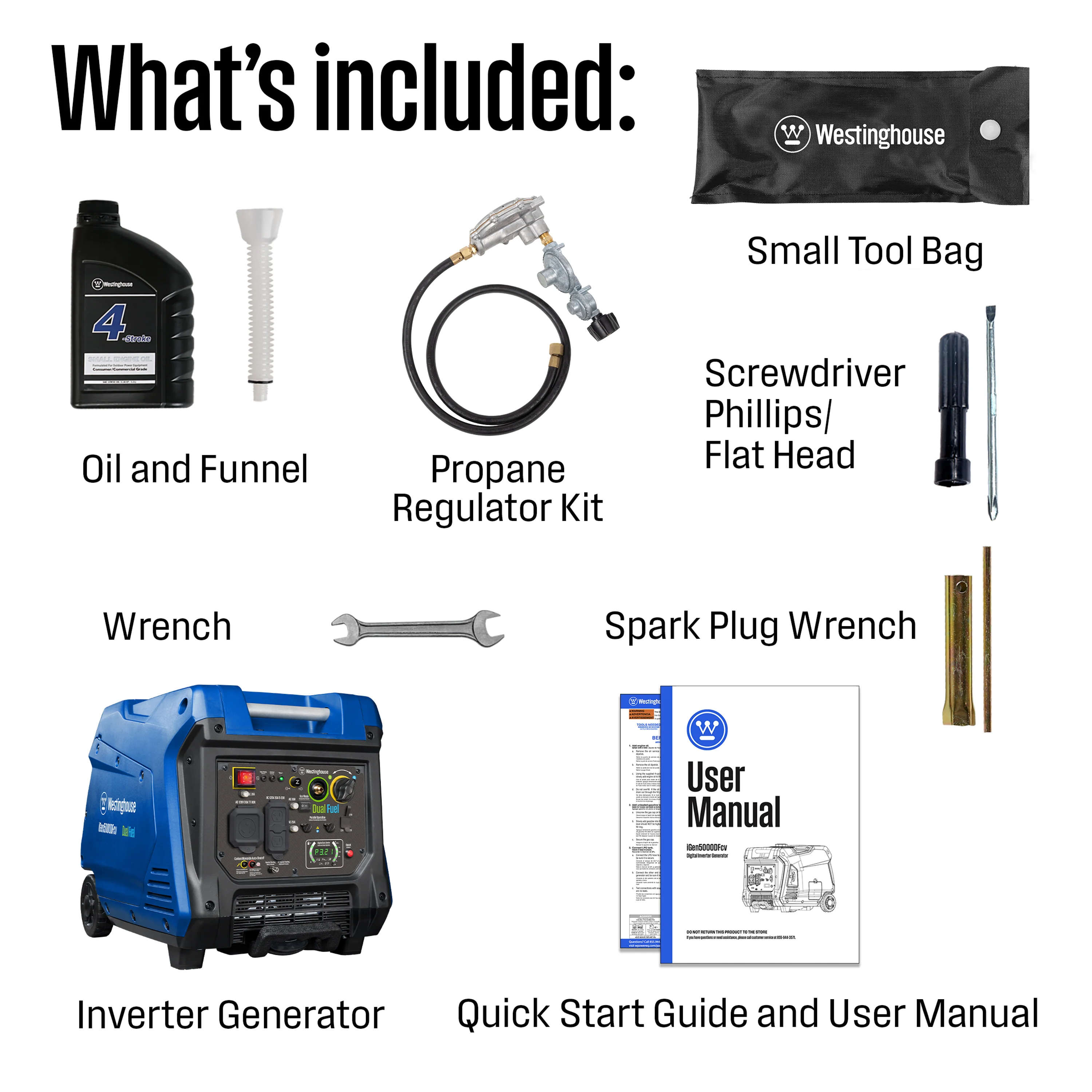 iGen5000DFcv Inverter Generator - Dual Fuel with CO Sensor - Image 5