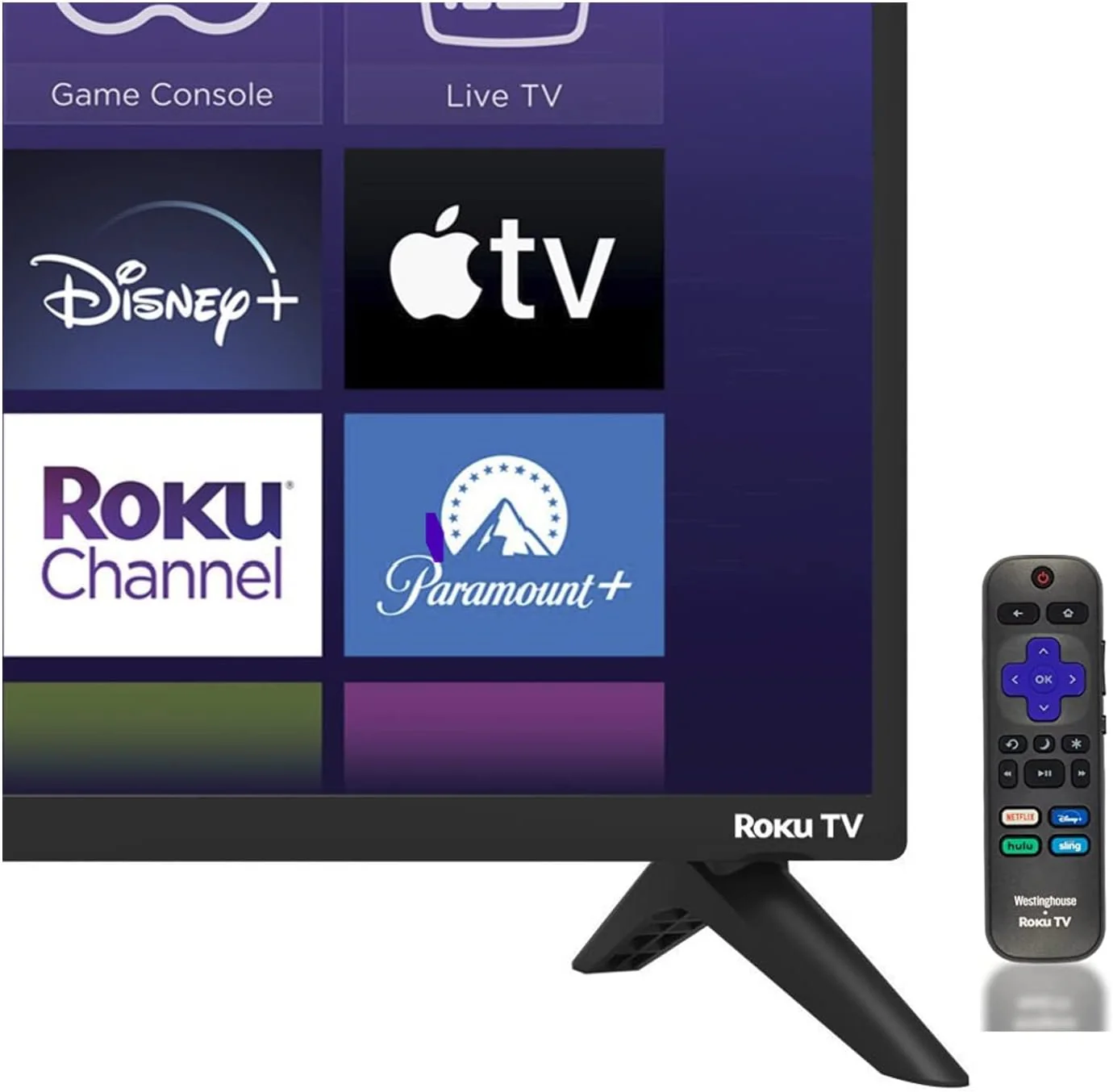 Roku Remote - Hotkeys: Netflix, Disney, Apple, Hulu - Image 3