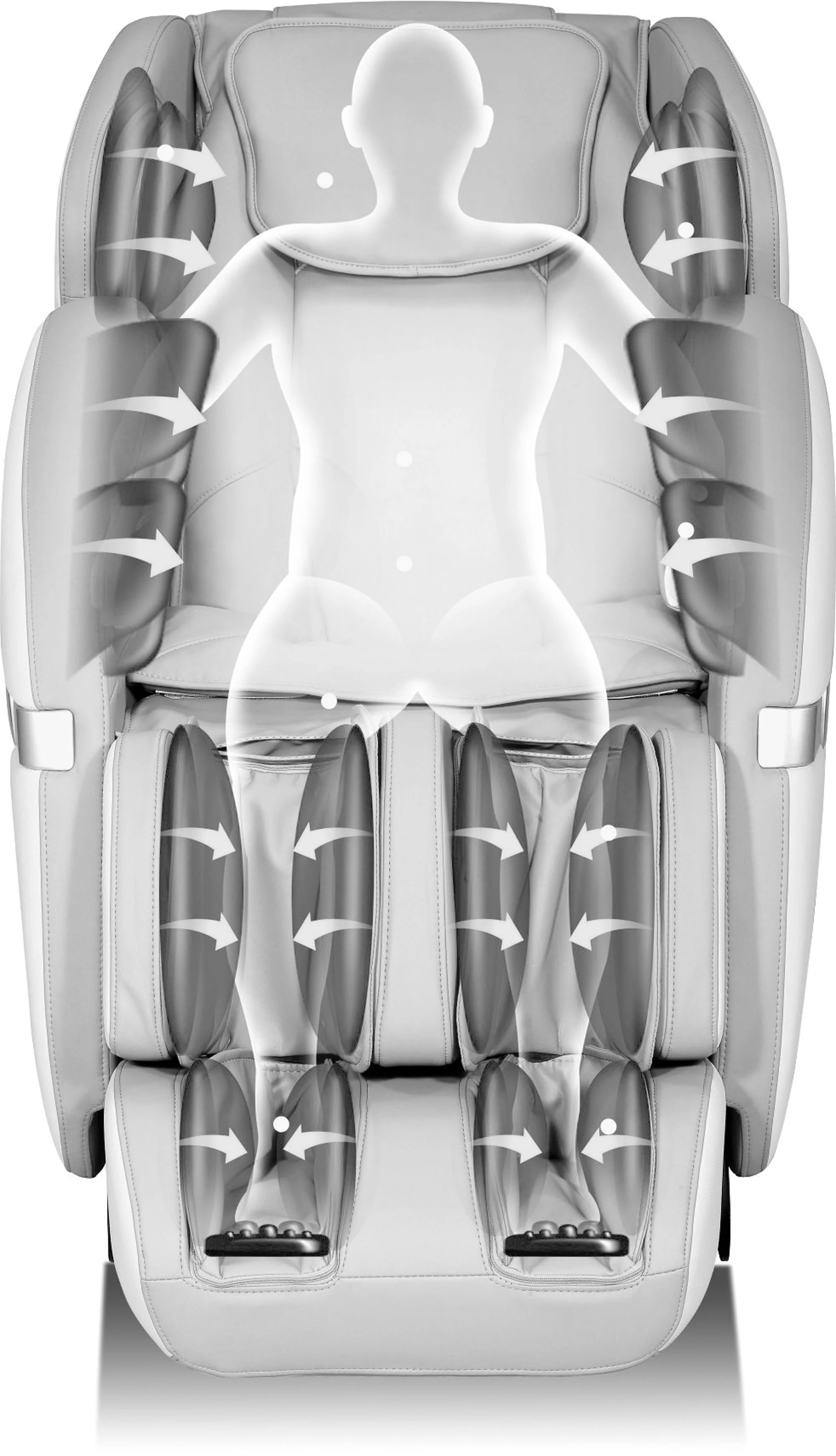 Black Massage Chair 680 - Image 4