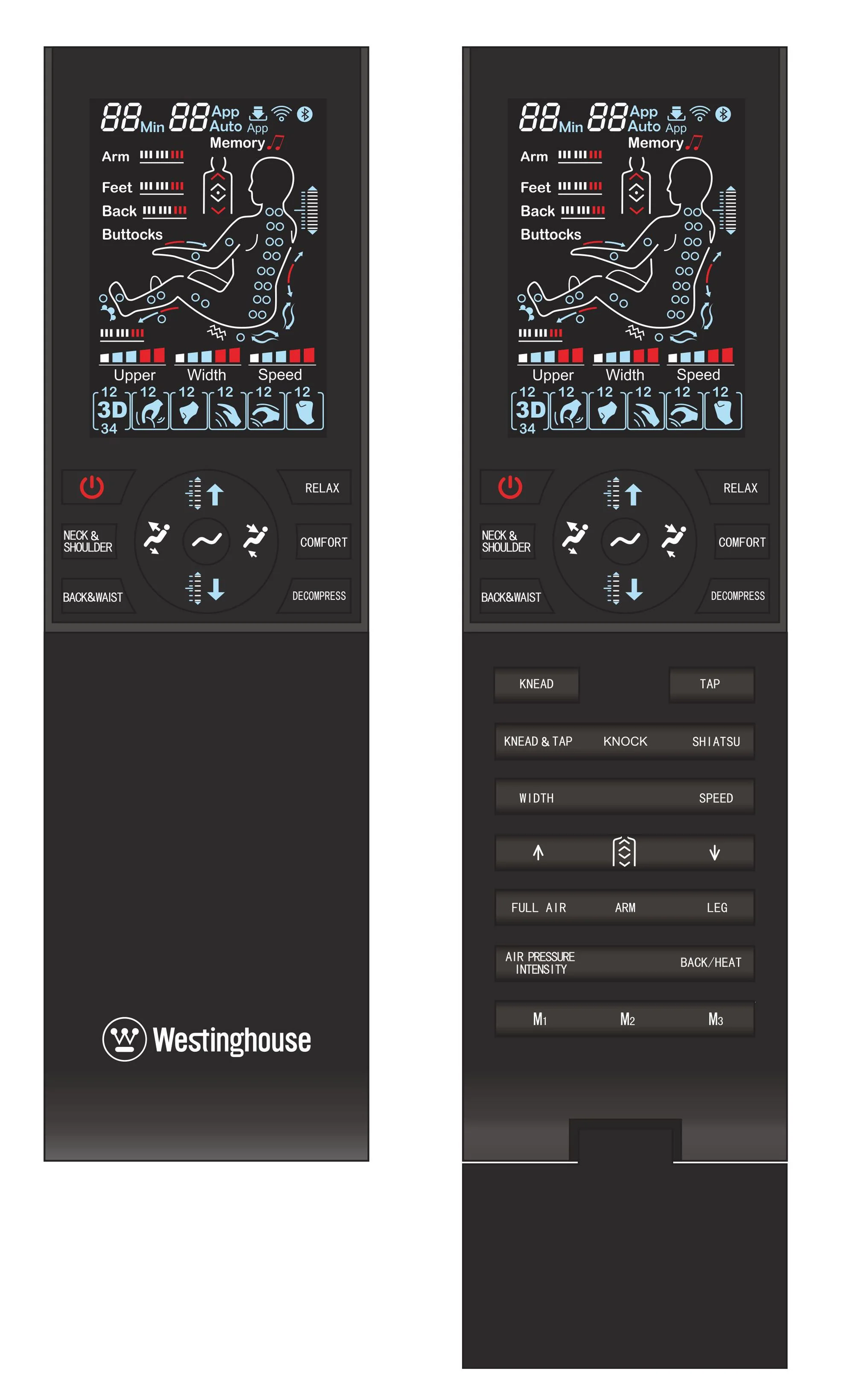 Black Massage Chair 700S - Image 11