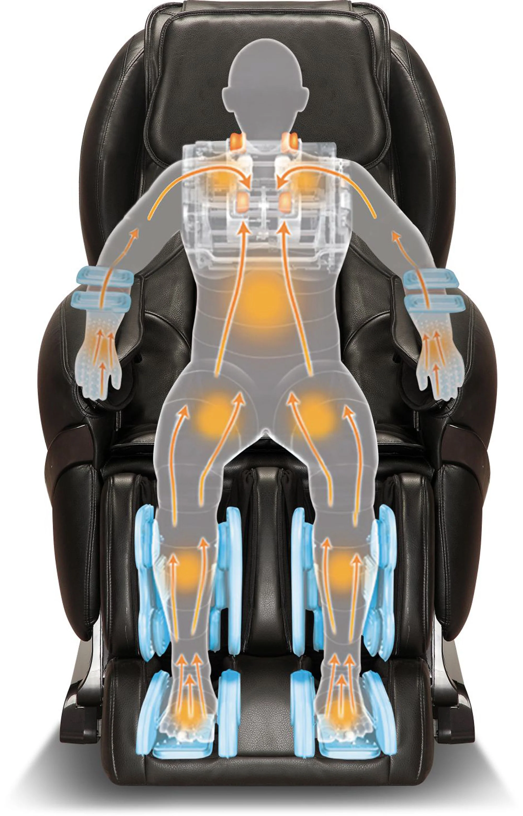 Black Massage Chair 700S - Image 3
