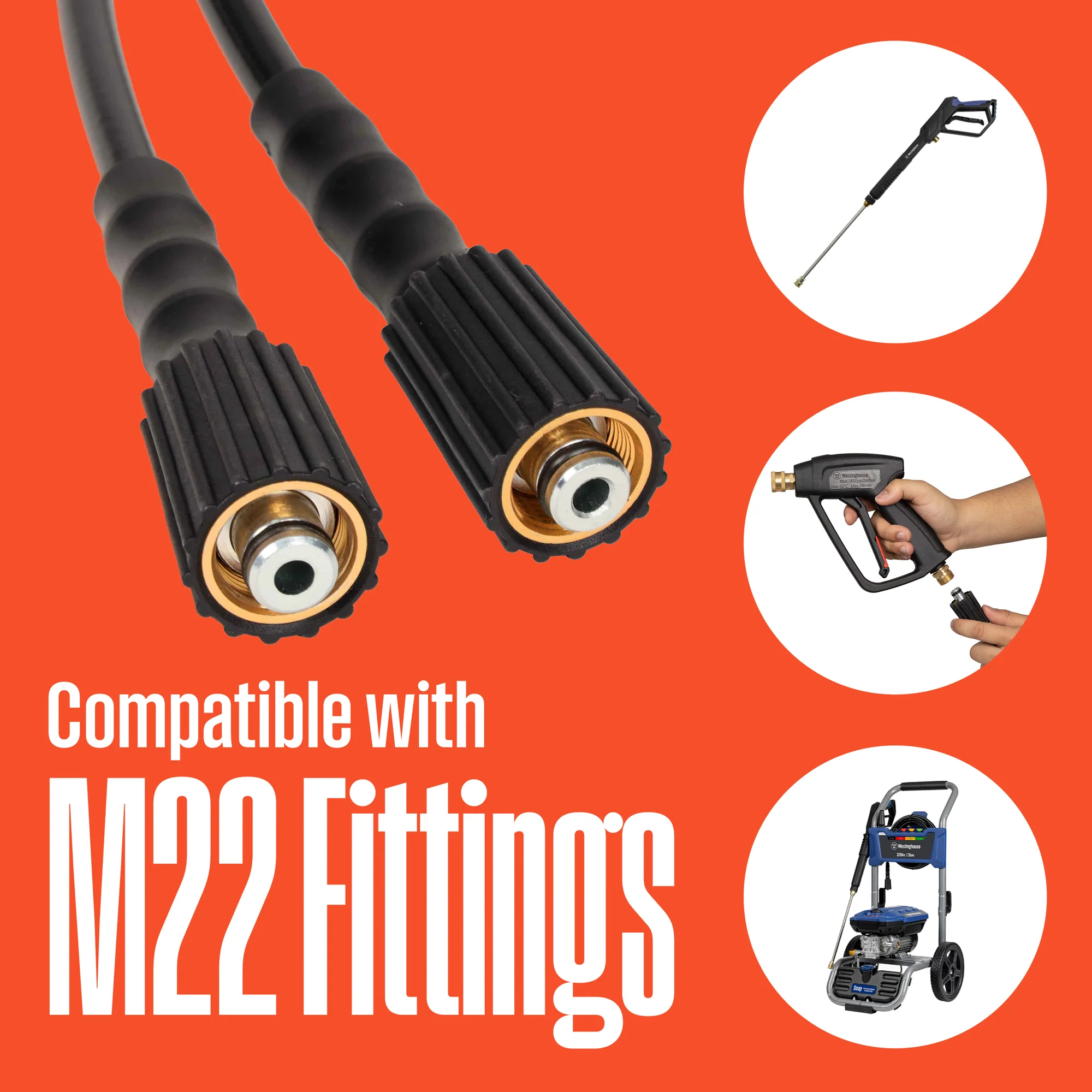 50' Hose for Pressure Washers - Image 5