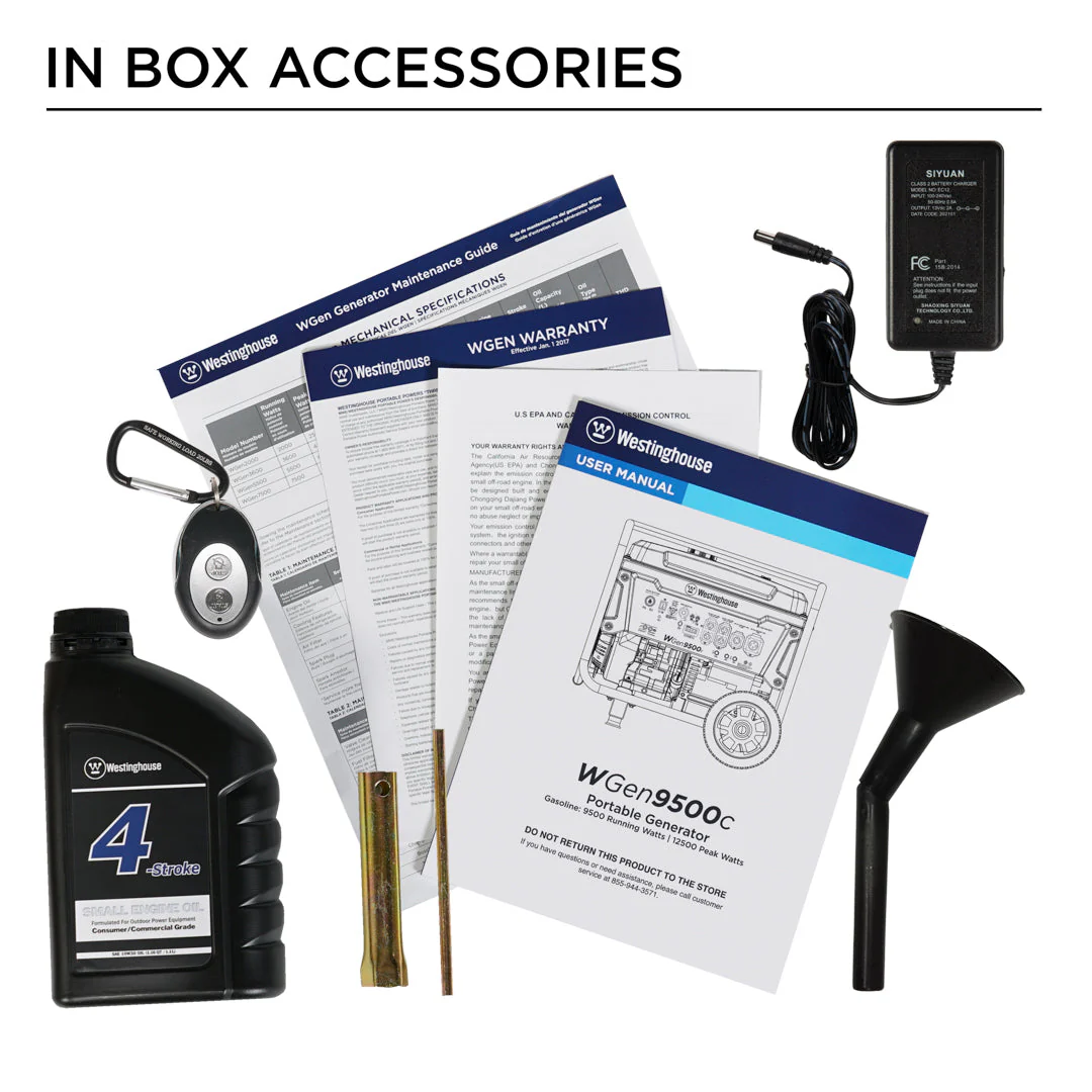 WGen9500c Generator with CO Sensor - Image 8