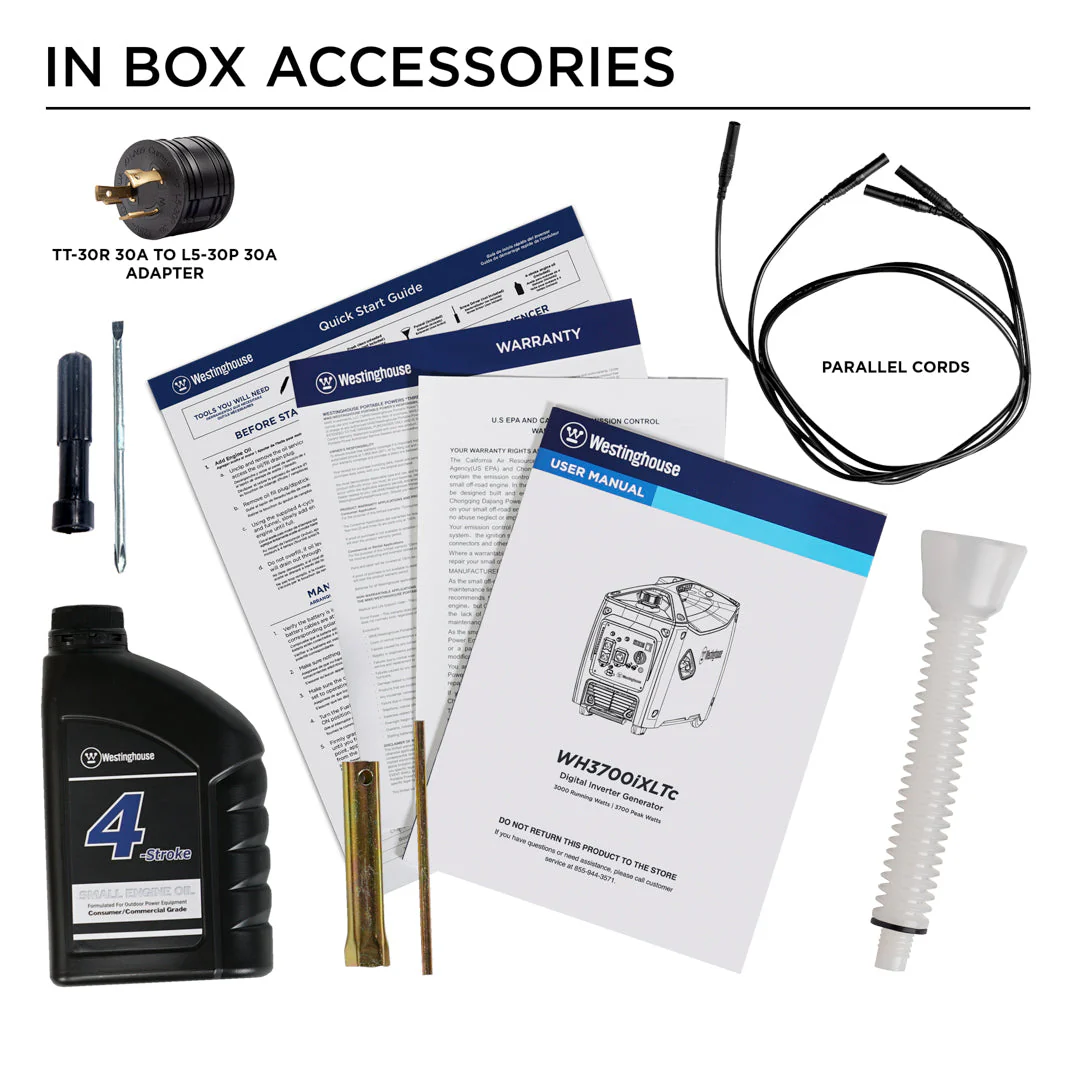 WH3700iXLTc Inverter Generator with CO Sensor - Image 6